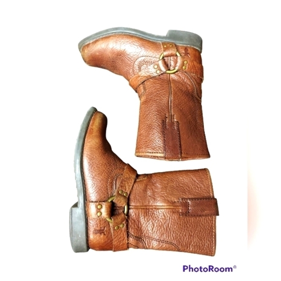 FRYE Youth size 9 leather boots children's unisex - Picture 9 of 16